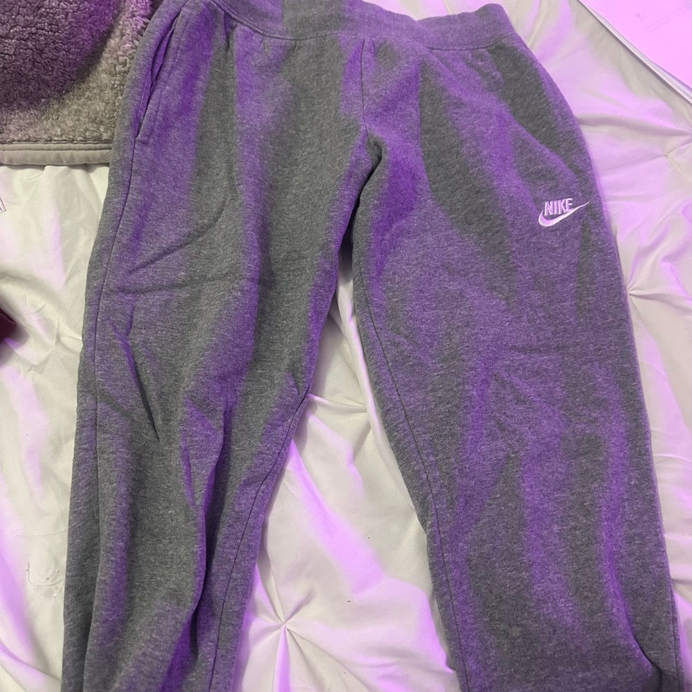 Nike Kids Heather Gray Joggers